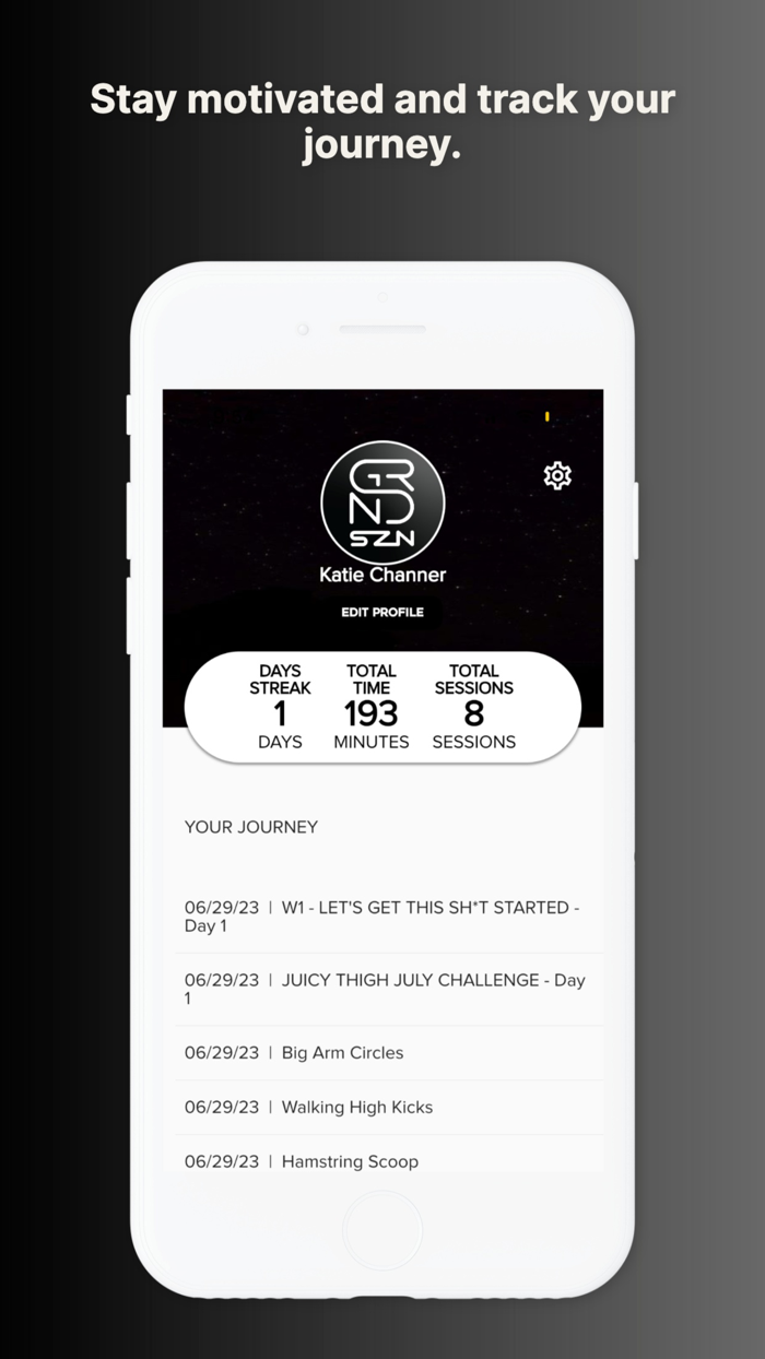Grnd Szn Fitness App
