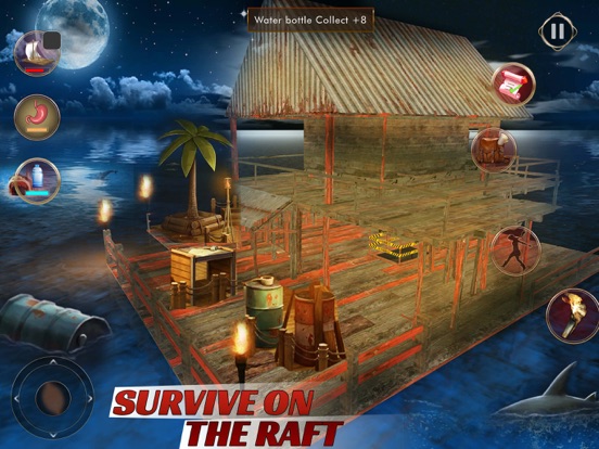 Screenshot #4 pour Jeu de radeau survie requins
