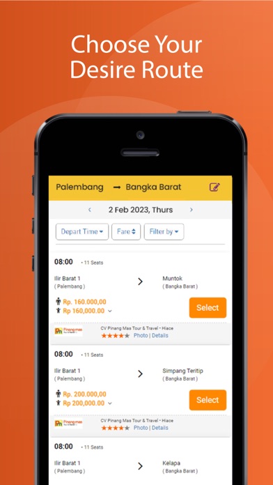 Pinang Mas Travel Screenshot