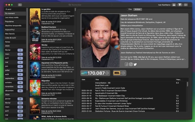Screenshot #3 pour Calendrier des films