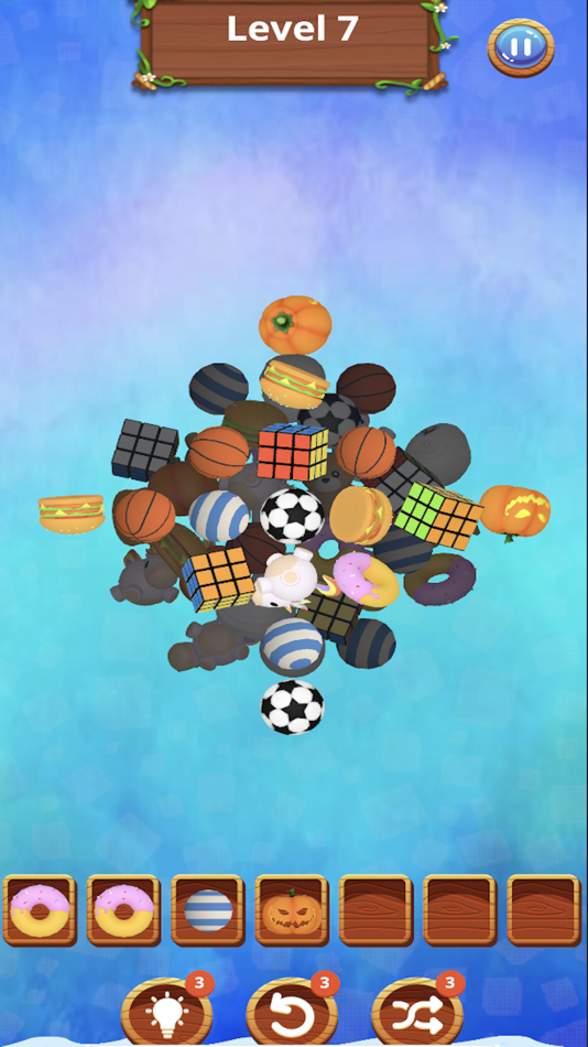 #2. Match Triple 3D - Match Puzzle (iOS) By: ismail budak