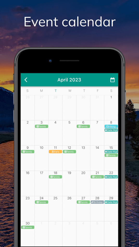 #3. Countdown Time Days Until app (iOS) Podle: Sociosoftware LLC