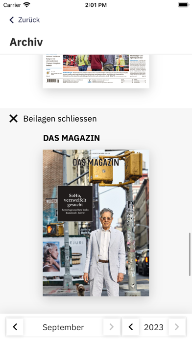 Zürichsee-Zeitung E-Paper Screenshot