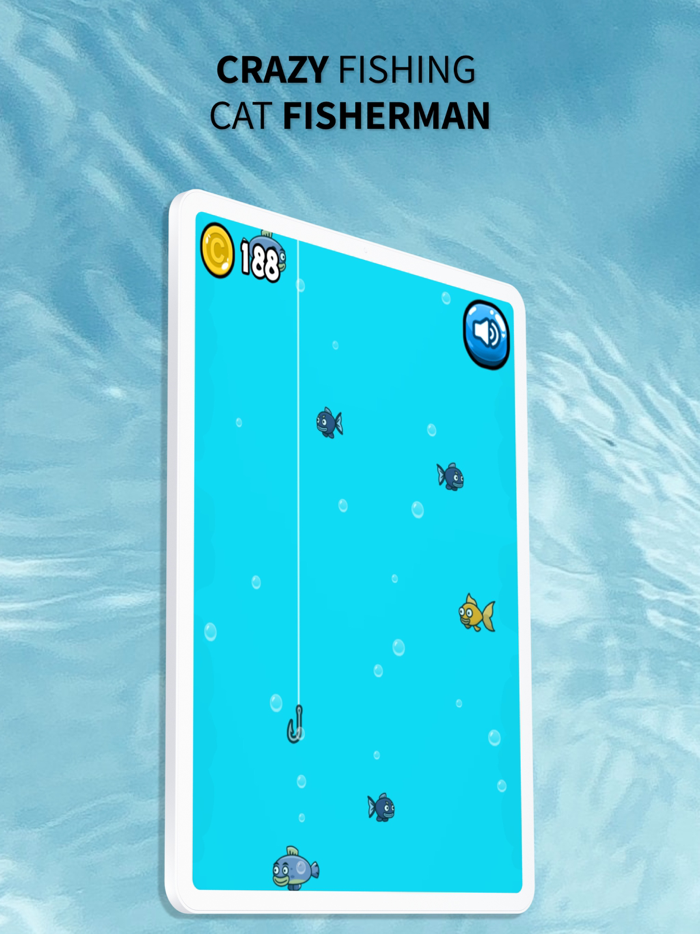 Crazy Fishing - Cat Fisherman