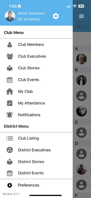 Mobile App  ClubRunner