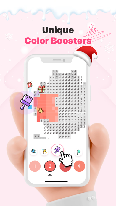 Christmas Pixel Coloring Game Screenshot