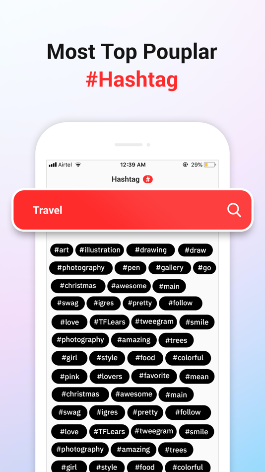 #4. Hashtag : Get Like & Followers (iOS) 由: Hetal Thummar