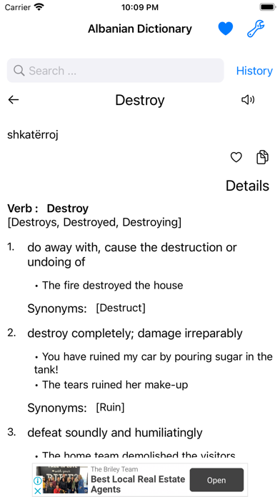 Smart Albanian Dictionary Screenshot