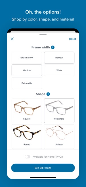 Warby Parker on the App Store