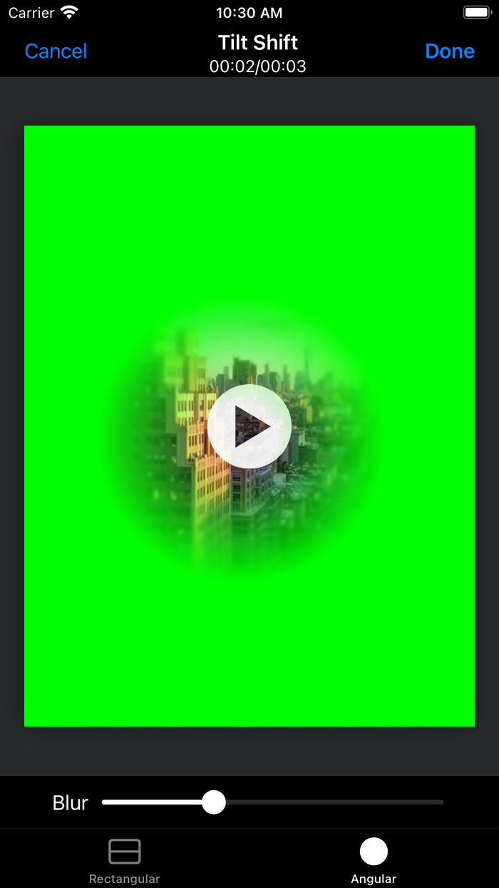 Tilt Shift - Miniature Effect