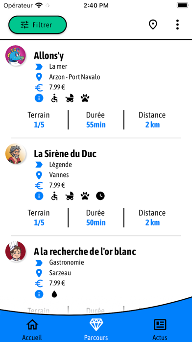 Screenshot #1 pour Trésors du Morbihan