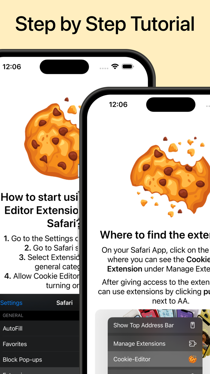 Cookie Editor For Safari