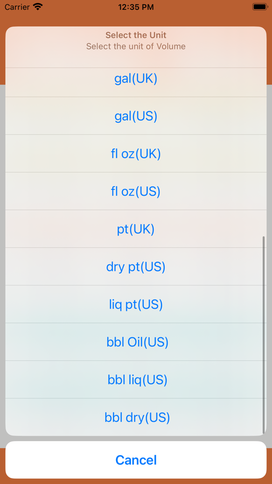 #4. Volume Units Converter (iOS) 由: Kei Suefuji