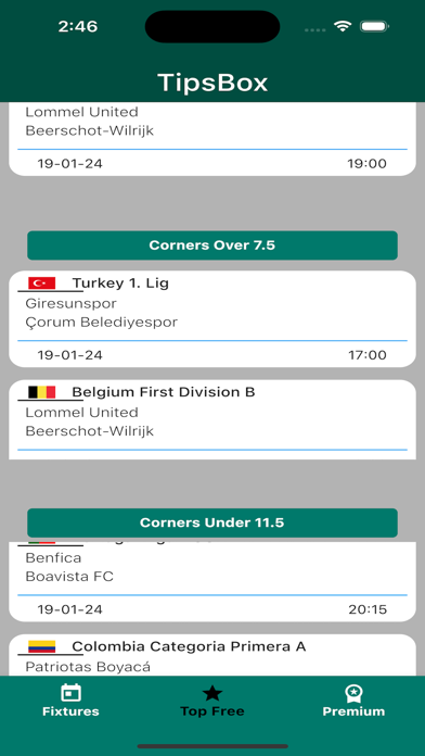 TipsBox -Football Betting Tips Screenshot