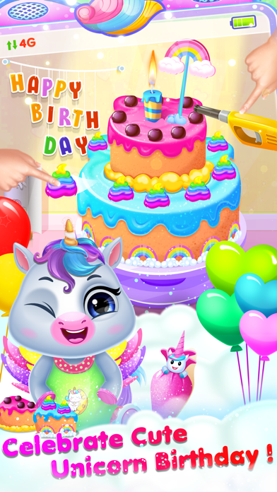 Cute Unicorn Daycare Toy Phone Screenshot