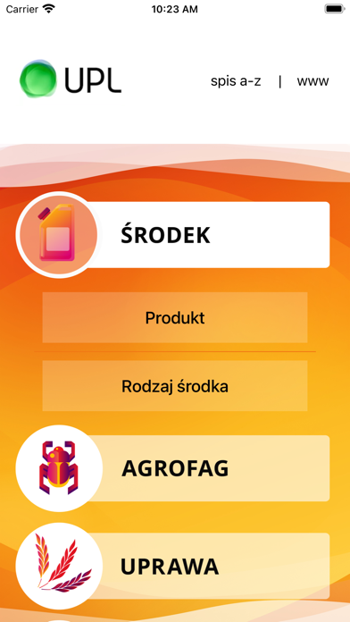 Produkty Screenshot