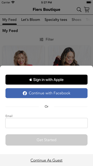 Fiers Boutique Screenshot