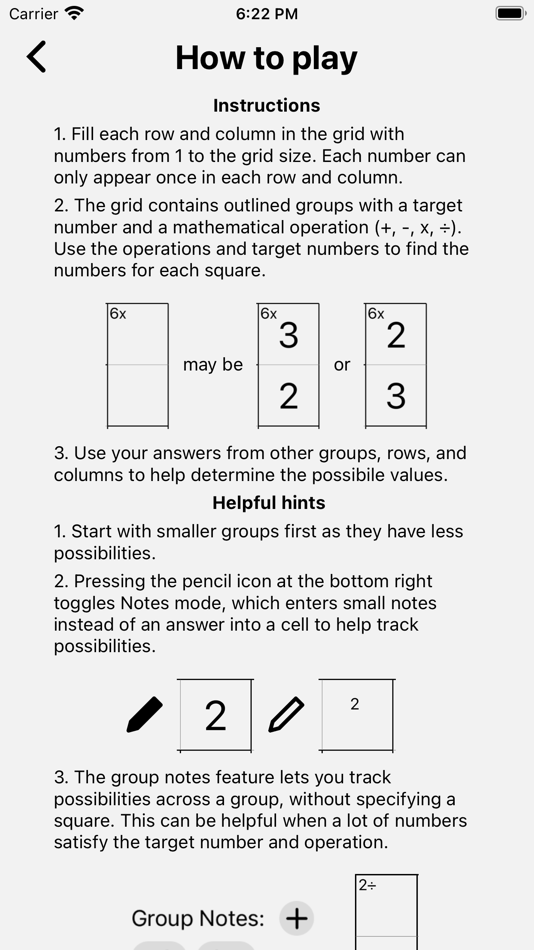 #1. Calcudoku - Griddle Games (iOS) 由: Pixel Forge LLC