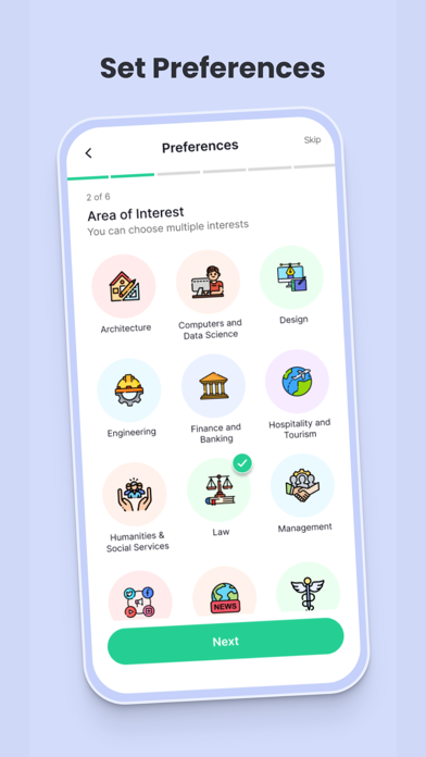 Dfavo-Study Abroad Platform Screenshot