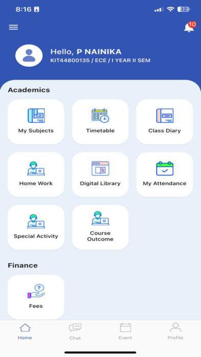 Smart Campus Connect app screenshot