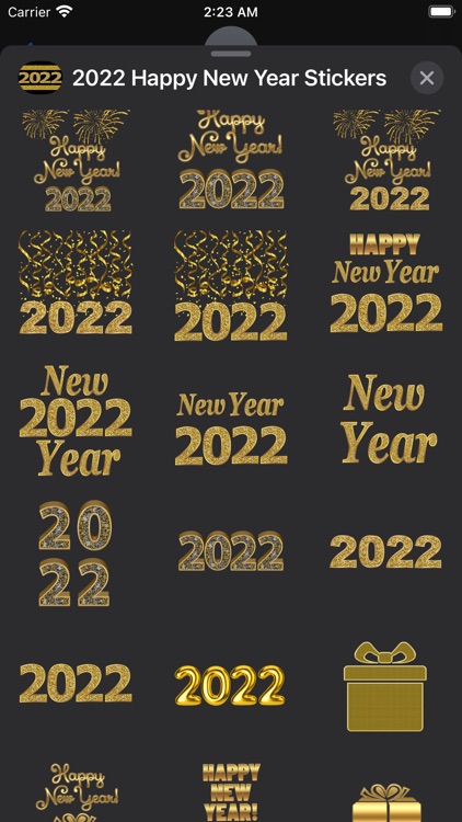 2022 Happy New Year Stickers screenshot-9