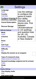Crossword Unlimited + screenshot #4 for iPhone