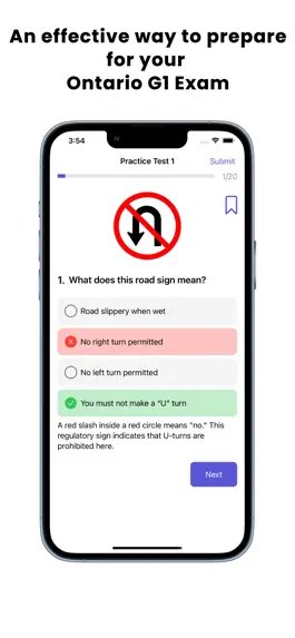 Game screenshot G1 Driving Test - Ontario 2023 mod apk