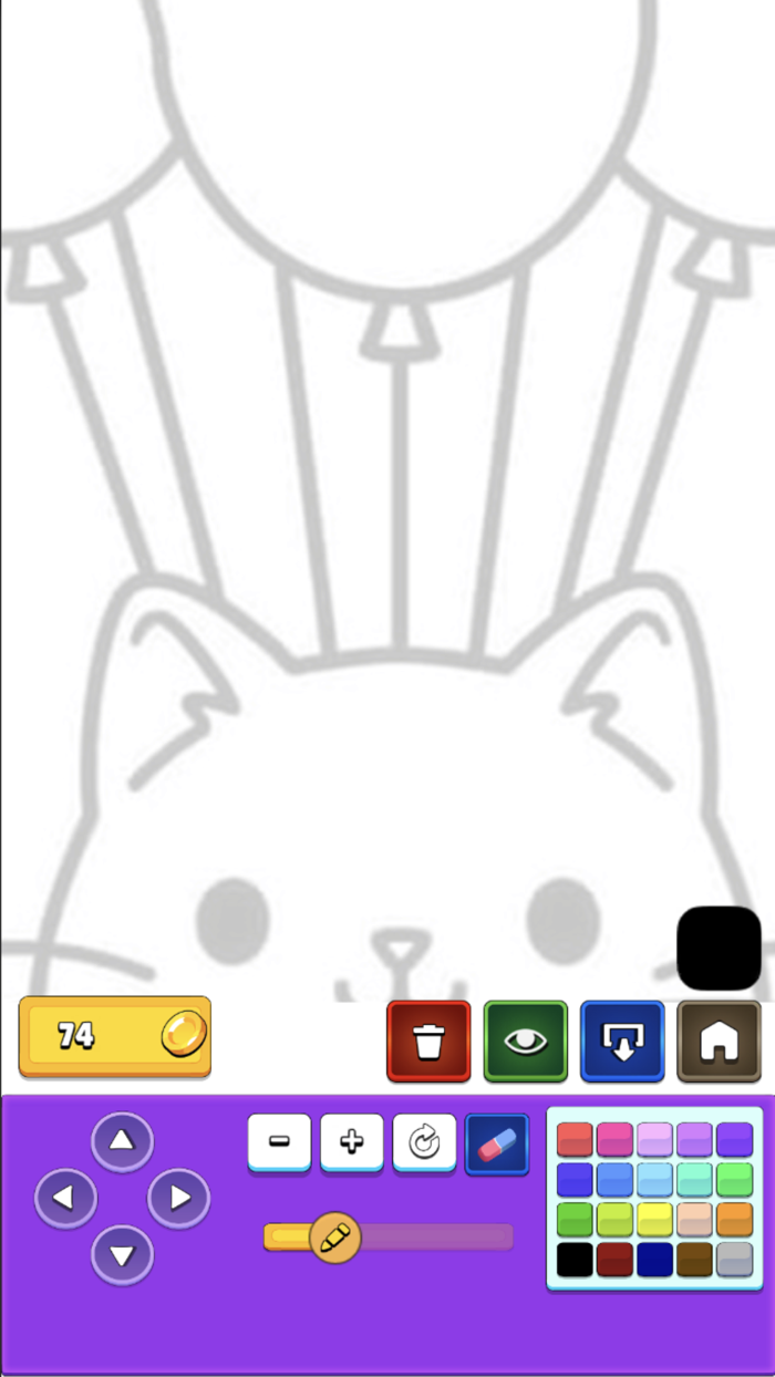 Cute Kitty Coloring HelloPink