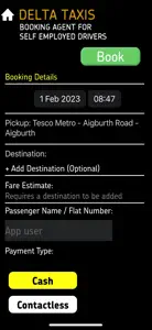 Delta Taxis Merseyside screenshot #5 for iPhone