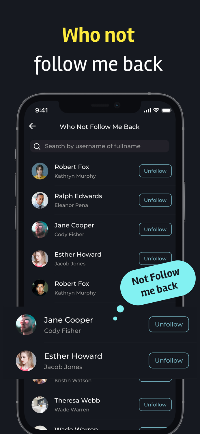 Reports Followers Unfollowersº