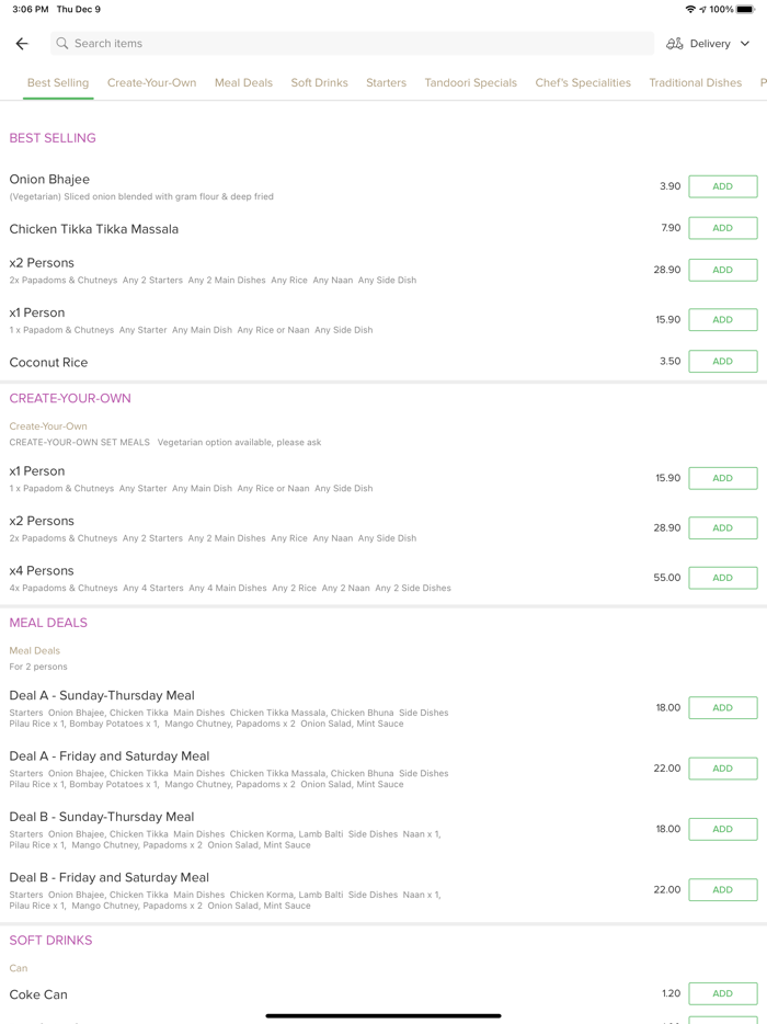 Tamarind Restaurant.