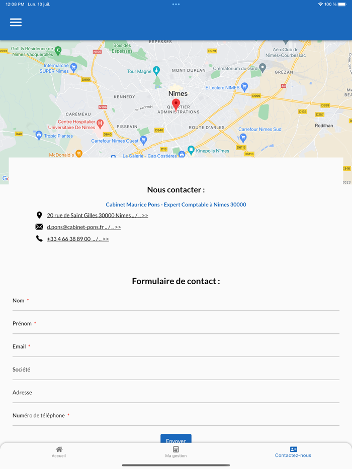 Cabinet Maurice Pons