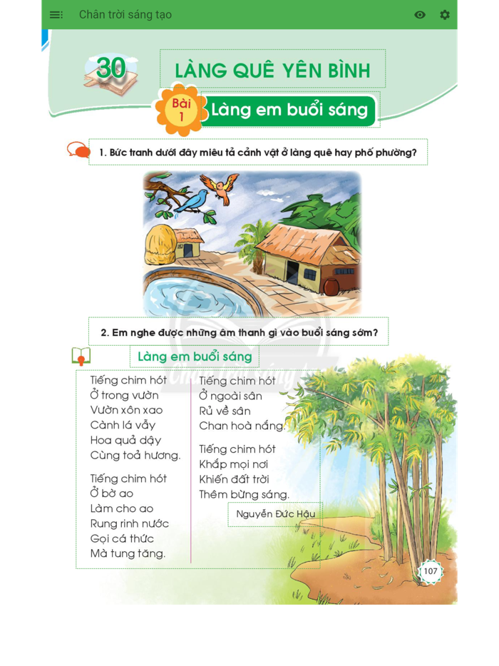 Tiếng Việt 1 Chân Trời tập 12