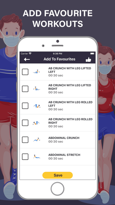 Abs Workout Fit Body Exercises Screenshot