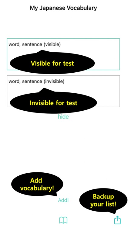 My Japanese Vocabulary