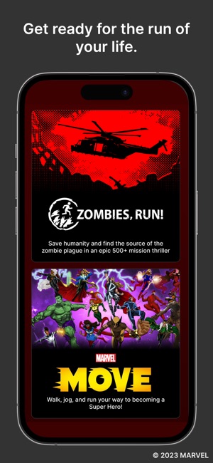 ZRX: Zombies Run + Marvel Move on the App Store