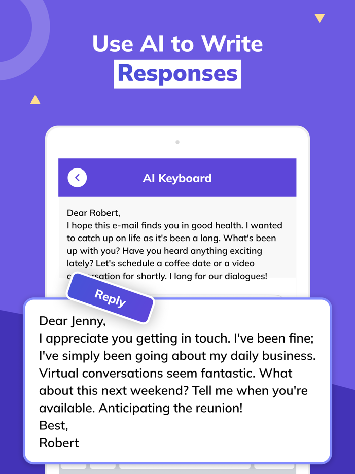 AI Keyboard Writing Assistant