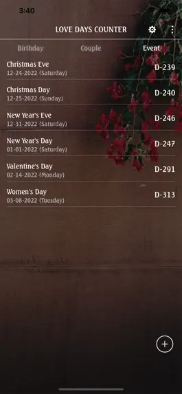 Game screenshot Love Day Counter - Love Memory hack