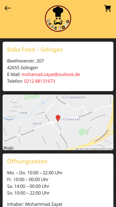 Baba Food Solingen Screenshot