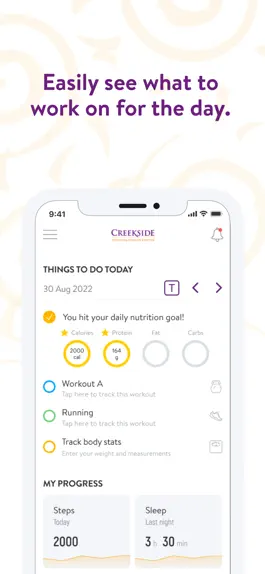 Game screenshot Creekside Fitness apk