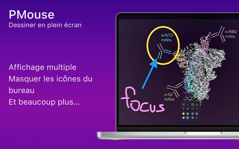 Screenshot #3 pour PMouse - Surligner l'important