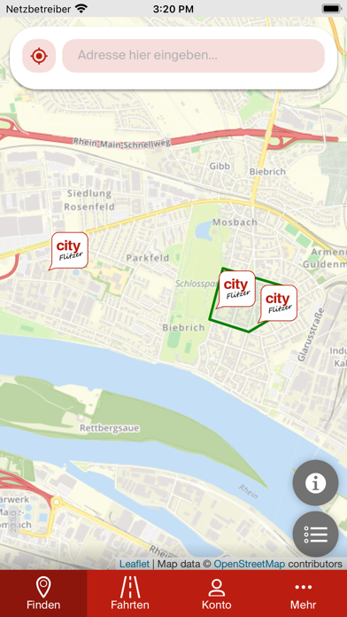 cityFlitzer (book-n-drive) Screenshot