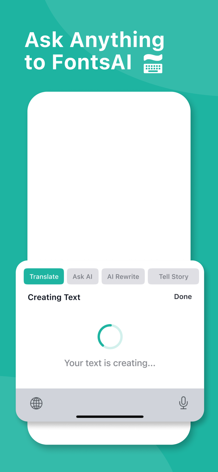 Fonts and Ai Keyboard