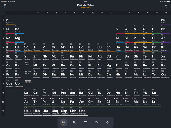 Screenshot #4 pour Tableau Périodique 2025 PRO