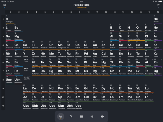 Screenshot #4 pour Tableau Périodique 2024 PRO