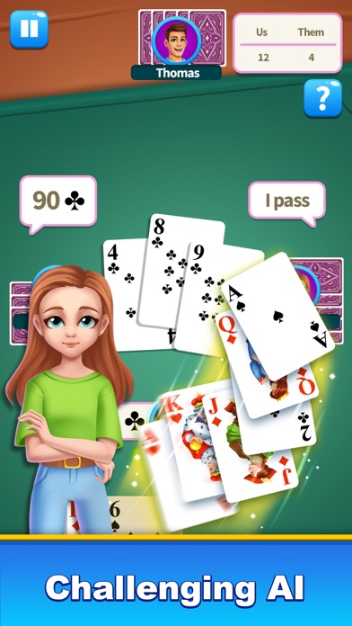 King of Belote Card Game Screenshot