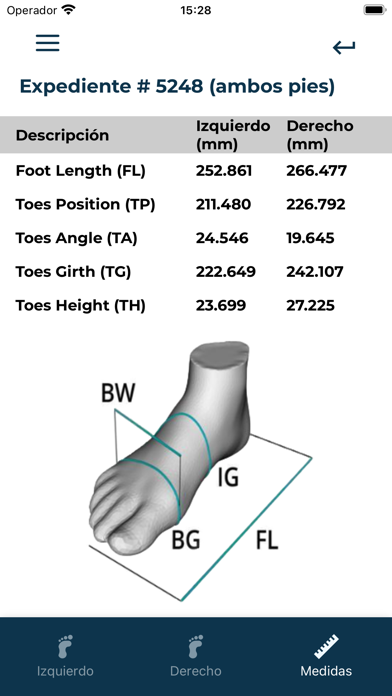 Biometrics Screenshot