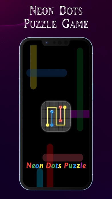 Neon Dots Puzzle Game Screenshot