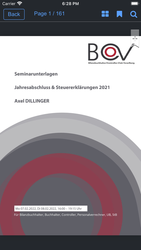 #3. BCV Seminar Solution (iOS) By: Webulos OG