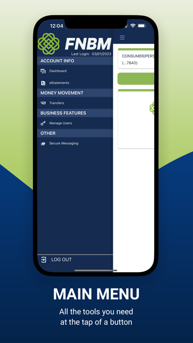 FNBM Business Banking Screenshot